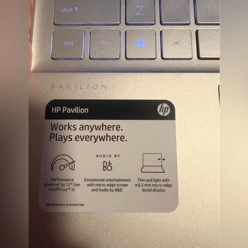 •hp pavilion laptop 15-eg2xxx •Windows 11 Home • 16.0 GB • 12th Gen Intel (R)
